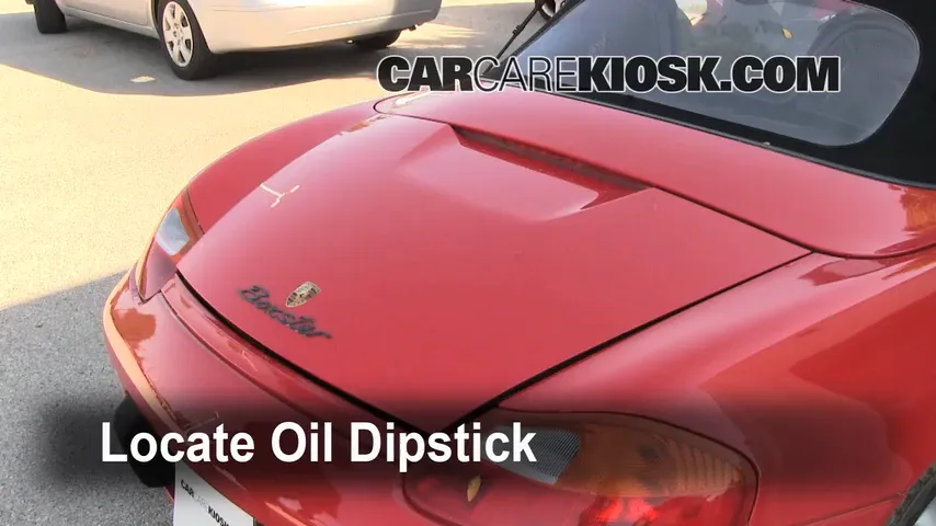 1998 Porsche Boxster 2.5L 6 Cyl. Oil Check Oil Level